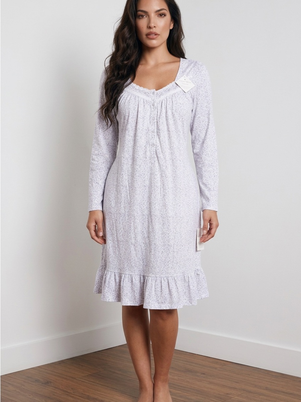 Eileen West long sleeve short gown